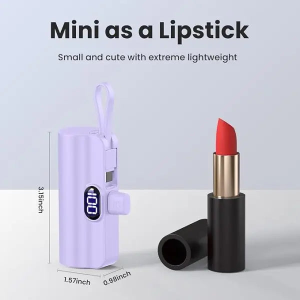 Portable Power Bank Usb With Mobile Phone Holder EasyShop Mini Mart