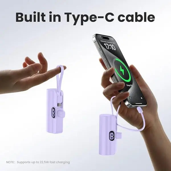 Portable Power Bank Usb With Mobile Phone Holder EasyShop Mini Mart