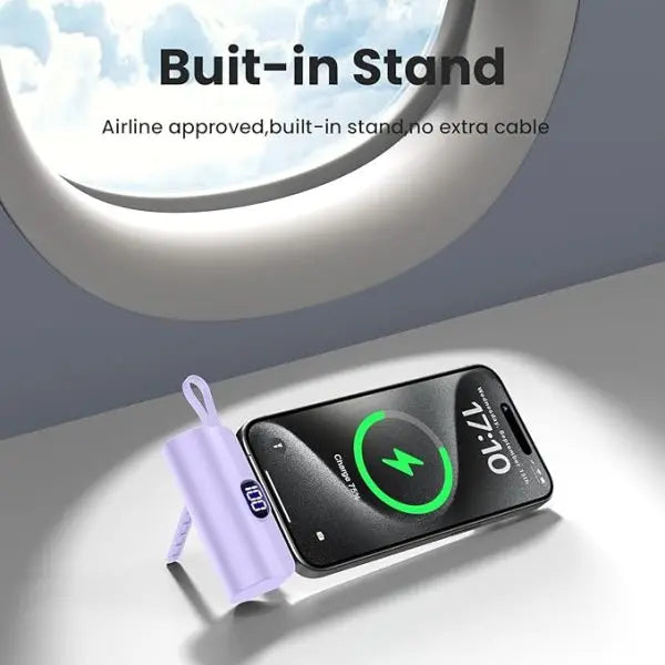 Portable Power Bank Usb With Mobile Phone Holder EasyShop Mini Mart