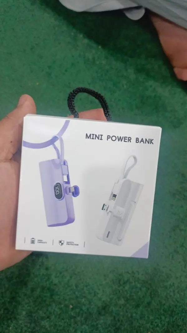 Portable Power Bank Usb With Mobile Phone Holder EasyShop Mini Mart