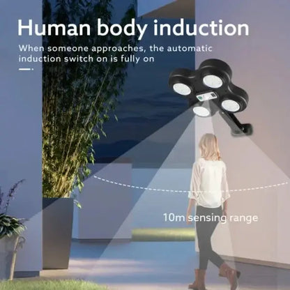 Wide Angle Illumination Outdoor Motion Sensor Solar Waterproof EasyShop Mini Mart