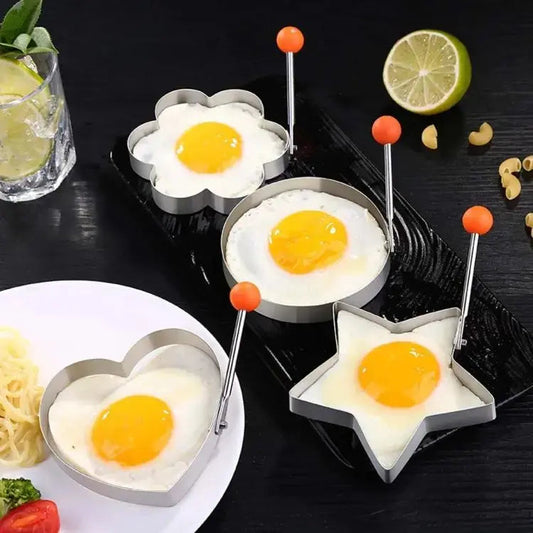 STAINLESS STEEL EGG PANCAKE RINGS EasyShop Mini Mart