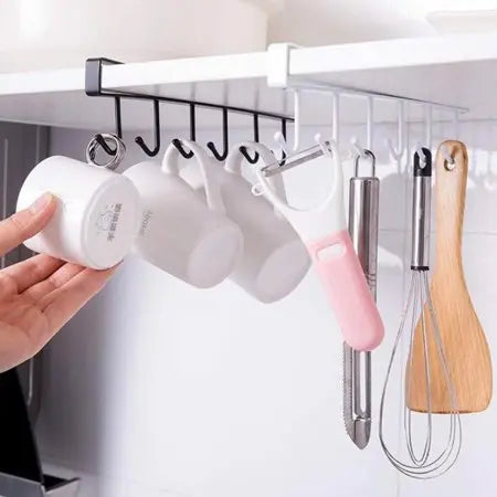 Hook Mug Rack Kitchen Hanging Organizer EasyShop Mini Mart