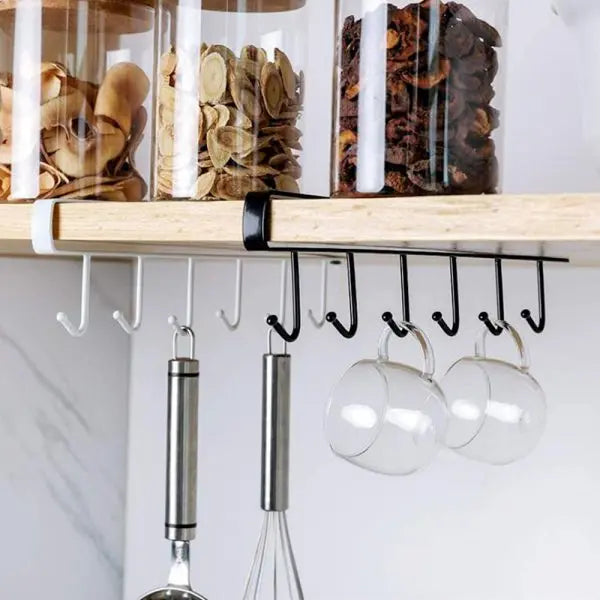 Hook Mug Rack Kitchen Hanging Organizer EasyShop Mini Mart
