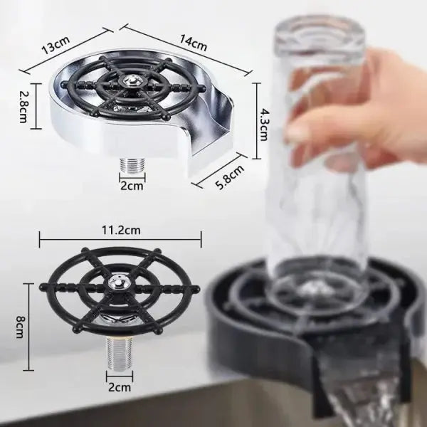Glass Cup Washer Sink Glass washer whole sale Matt Black EasyShop Mini Mart