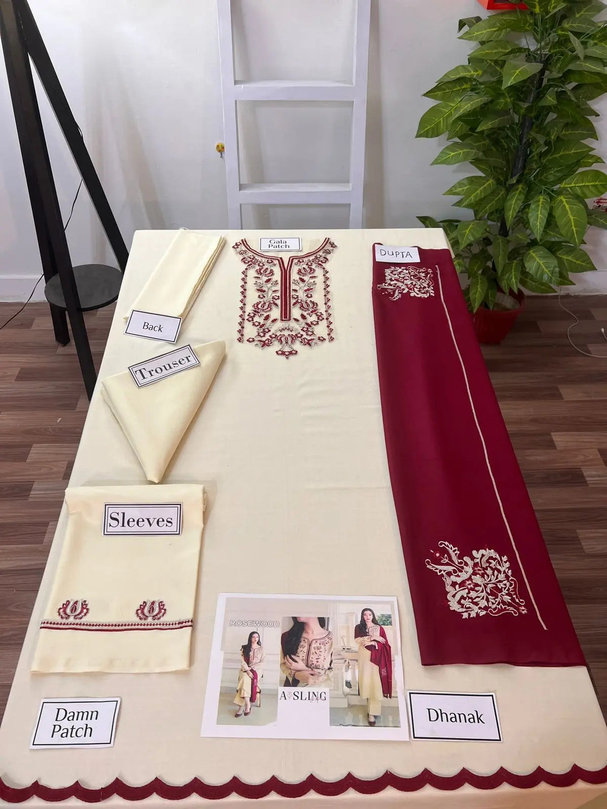 Winter Collections 2024 DHANAK 3Pcs suit EasyShop