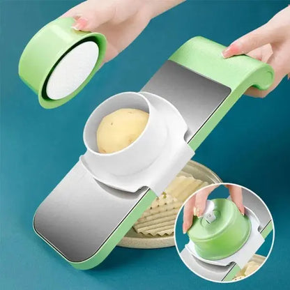 Vegetable Cutter Stainless Steel Multifunctional 5in1 EasyShop Mini Mart