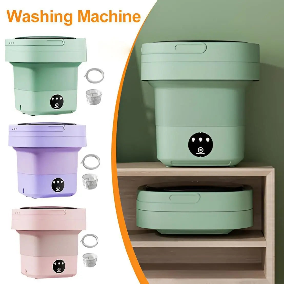 Portable Foldable Washing Machine EasyShop