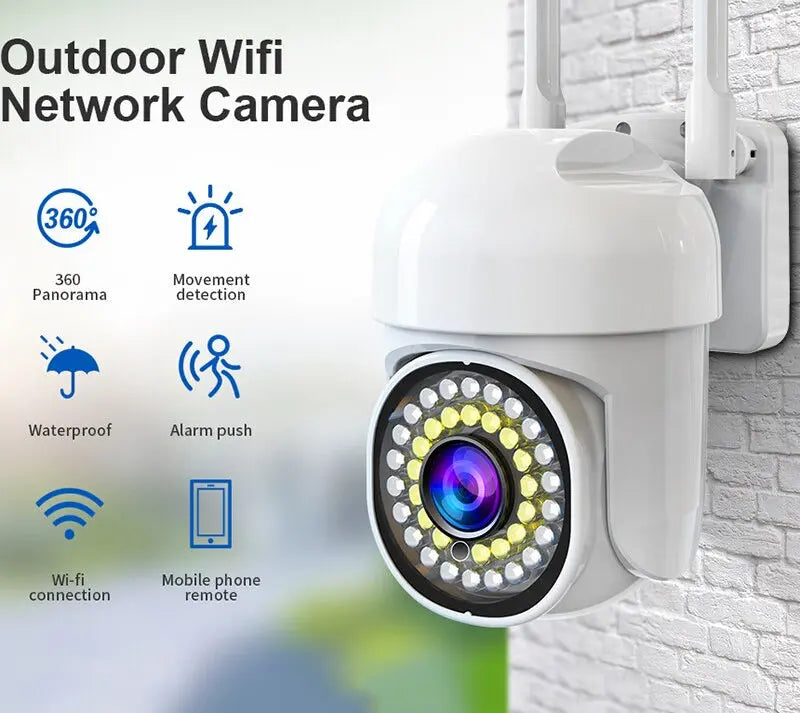 Wifi Camera Hb66 2mp 1080p Outdoor Cctv Security Ai Human Detection EasyShop
