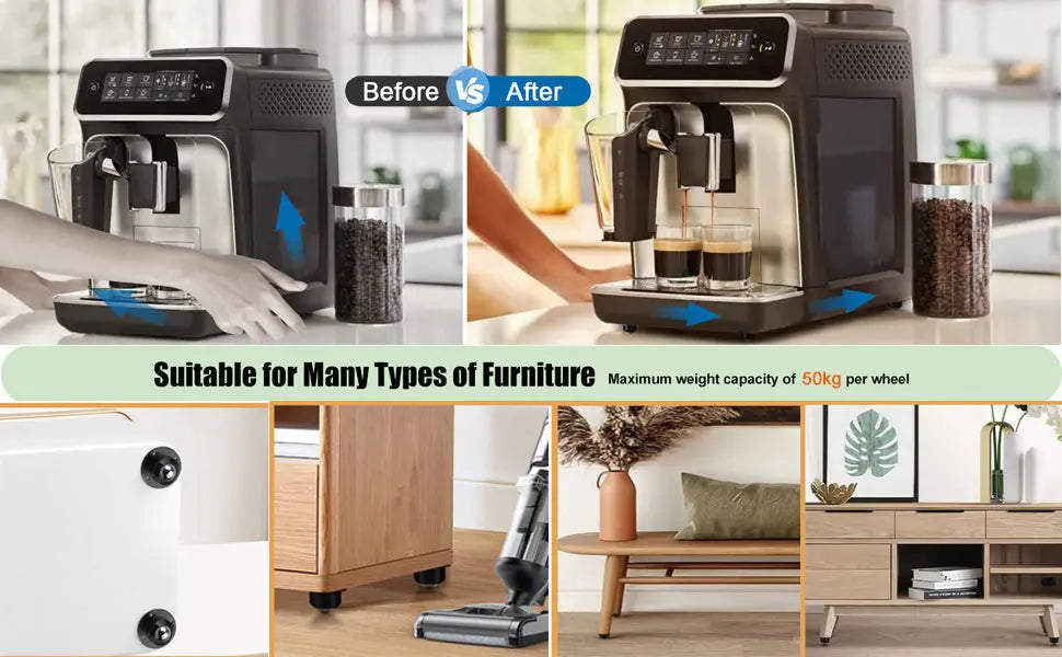 Swivel Wheels for Moving Furniture EasyShop Mini Mart