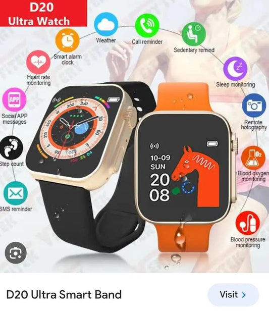 D20 Ultra Smart Notify Watch EasyShop