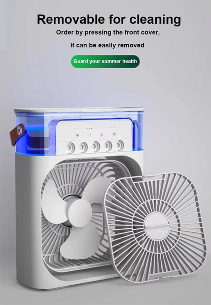 Portable Air Conditioner Fan | Usb Electric Fan With Led Night