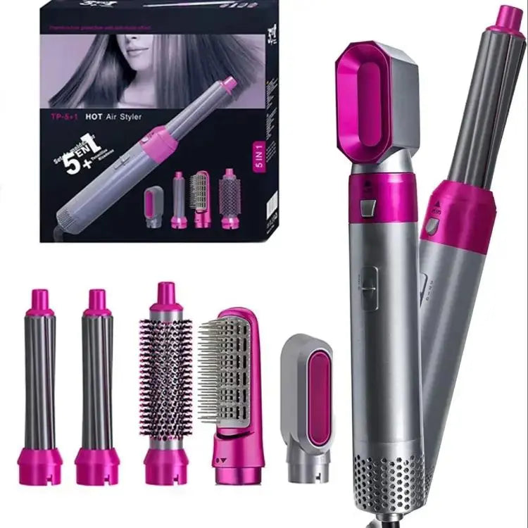 Hair Dryer Brush Electric Straightener 5 In 1 EasyShop Mini Mart