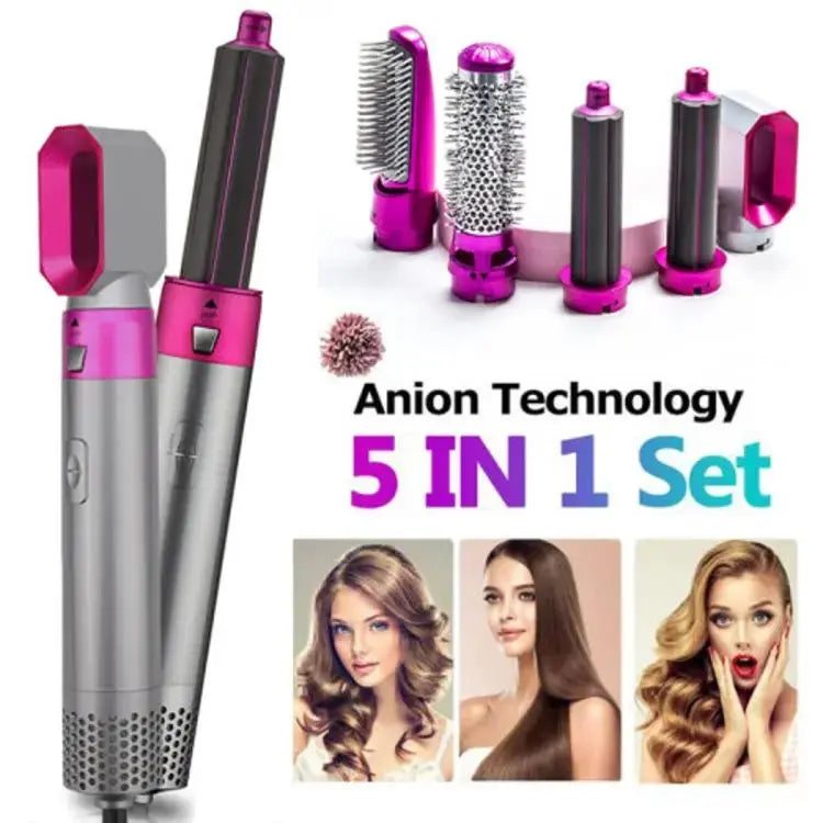 Hair Dryer Brush Electric Straightener 5 In 1 EasyShop Mini Mart