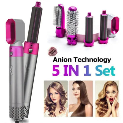 Hair Dryer Brush Electric Straightener 5 In 1 EasyShop Mini Mart
