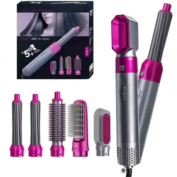 Hair Dryer Brush Electric Straightener 5 In 1 EasyShop Mini Mart