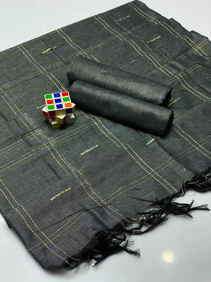 Women's Unstitched Khaadi Plain Suit 3Pcs EasyShop Mini Mart