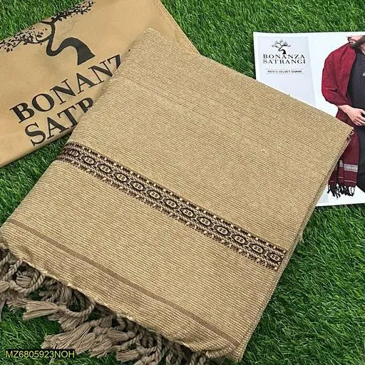 Men's Wool Plain Shawl EasyShop Mini Mart