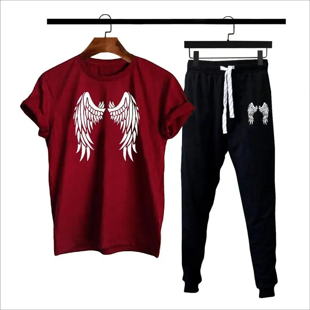 Men's Cotton Printed Track Suit 2 Pcs EasyShop Mini Mart