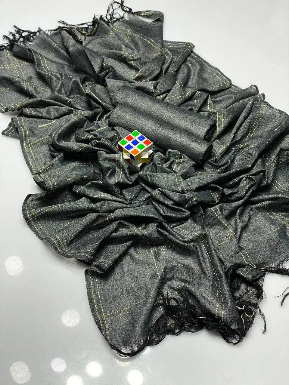 Women's Unstitched Khaadi Plain Suit 3Pcs EasyShop Mini Mart