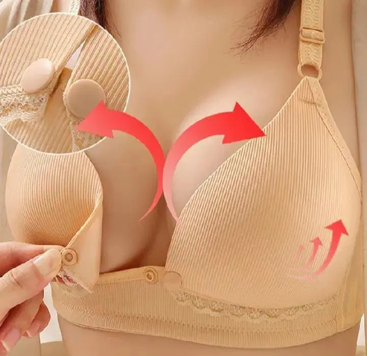 Thin Lactation Bra With Front Buckle Closure EasyShop Mini Mart