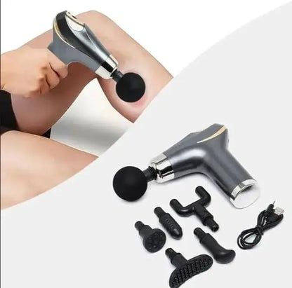 Compact Power Massager With 6 Interchangeable Heads CY-002 EasyShop Mini Mart