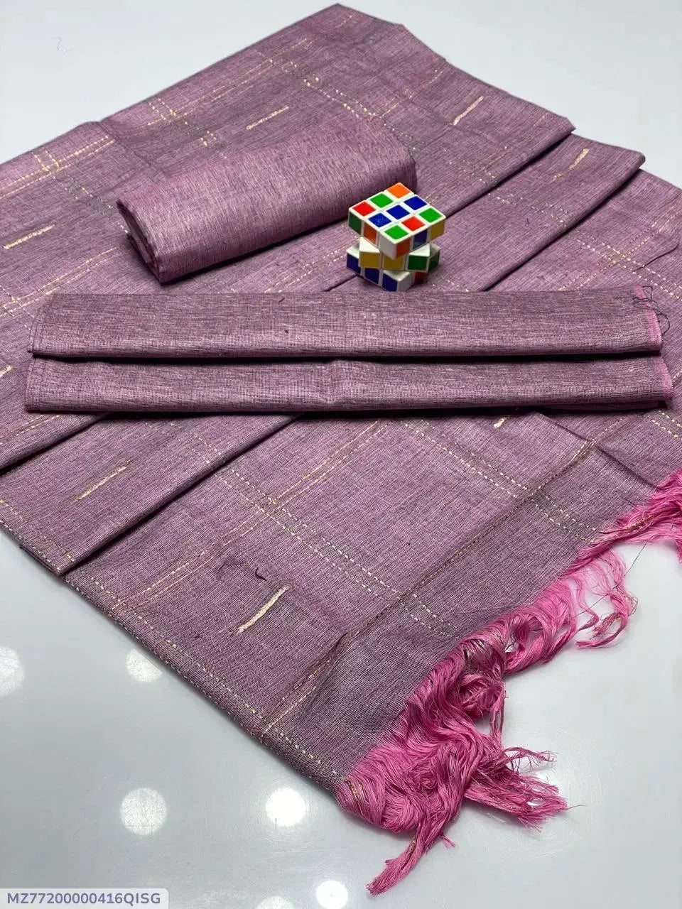 Women's Unstitched Khaadi Plain Suit 3Pcs EasyShop Mini Mart