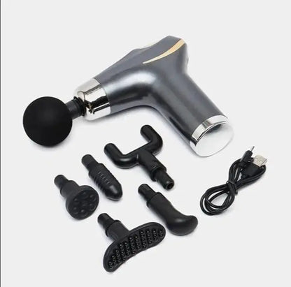 Compact Power Massager With 6 Interchangeable Heads CY-002 EasyShop Mini Mart