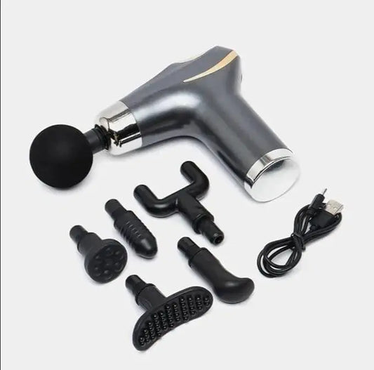 Compact Power Massager With 6 Interchangeable Heads CY-002 EasyShop Mini Mart
