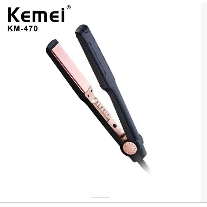 Professional Hair Straightener Kemei km 470 Black EasyShop Mini Mart