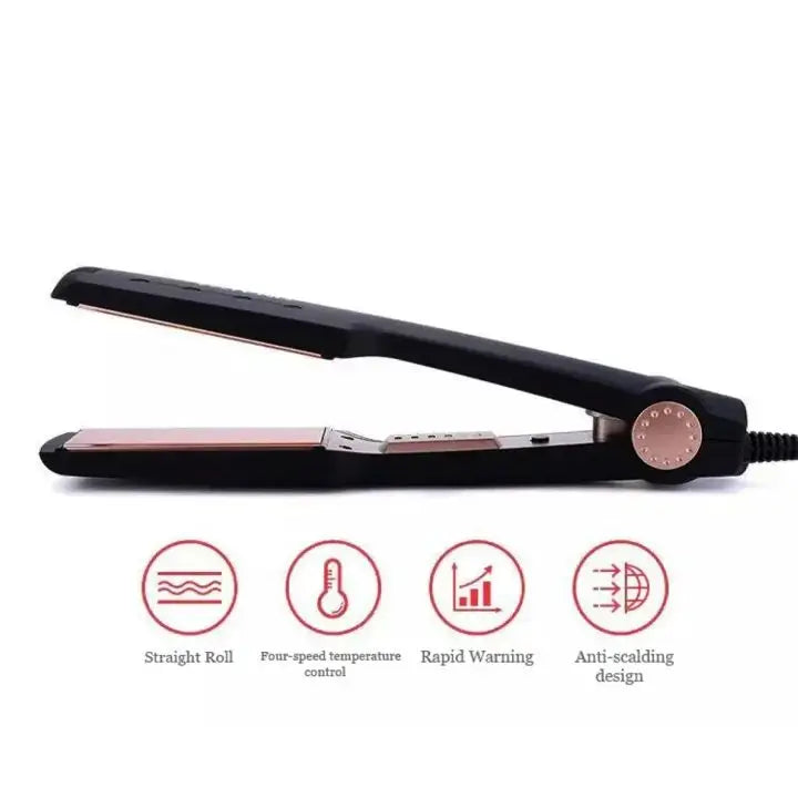 Professional Hair Straightener Kemei km 470 Black EasyShop Mini Mart
