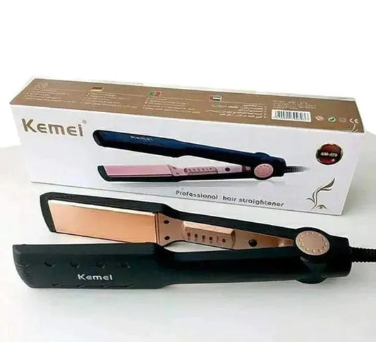Professional Hair Straightener Kemei km 470 Black EasyShop Mini Mart