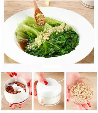 Mini Garlic Chopper Multifunctional Hand Held EasyShop