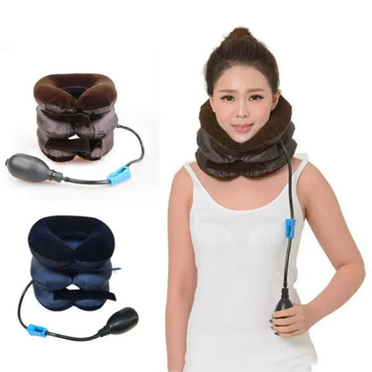 Neck Stretcher Inflatable Air Neck Traction Apparatus Device Soft EasyShop