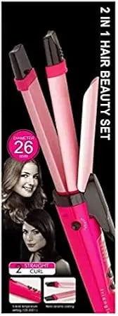 Nova 2 In 1 Hair Straightener And Hair Curler EasyShop Mini Mart