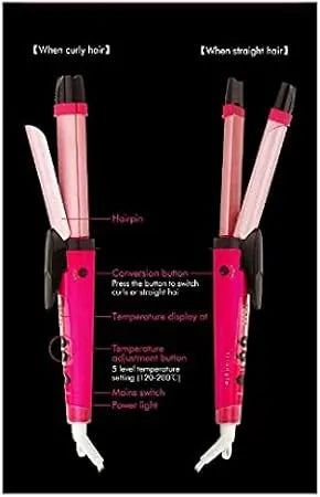 Nova 2 In 1 Hair Straightener And Hair Curler EasyShop Mini Mart