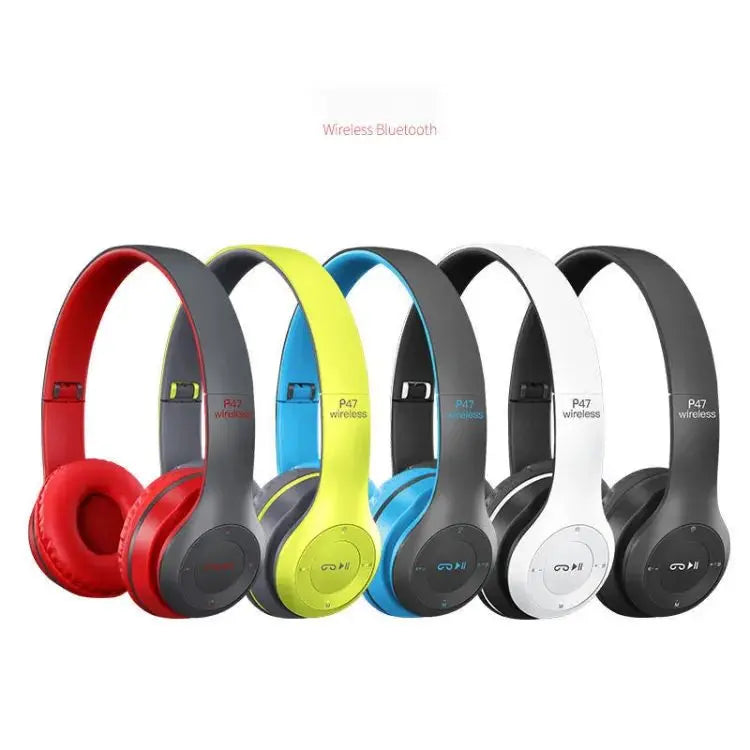 P47 Wireless Bluetooth Foldable Headphone EasyShop Mini Mart