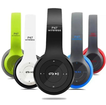 P47 Wireless Bluetooth Foldable Headphone EasyShop Mini Mart