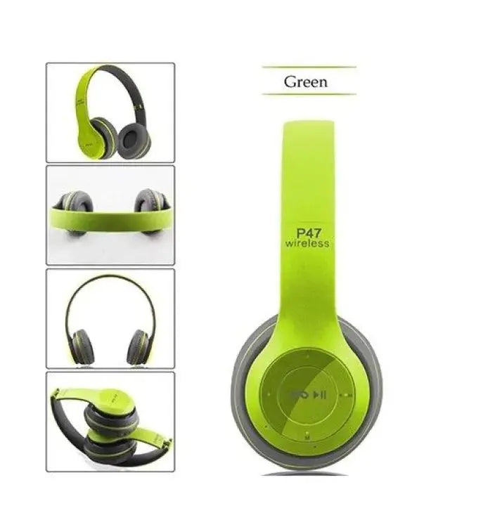 P47 Wireless Bluetooth Foldable Headphone EasyShop Mini Mart