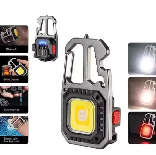 Portable Mini Led Work Light Cob Keychain Rechargeable EasyShop Mini Mart
