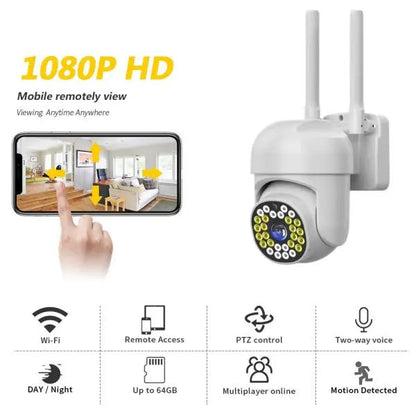Wifi Camera Hb66 2mp 1080p Outdoor Cctv Security Ai Human Detection EasyShop