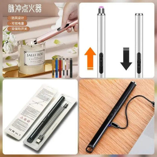 Push Up Arc Usb Rechargeable Lighter EasyShop Mini Mart