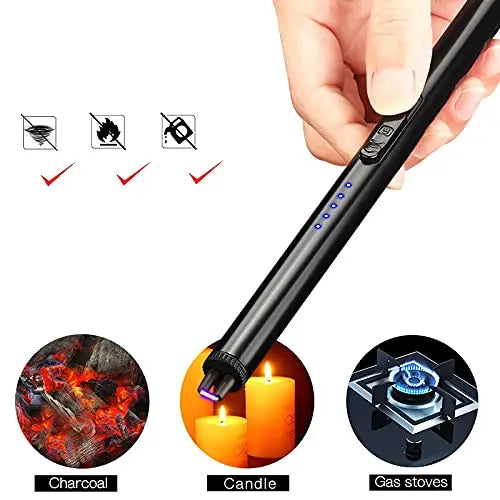 Push Up Arc Usb Rechargeable Lighter EasyShop Mini Mart