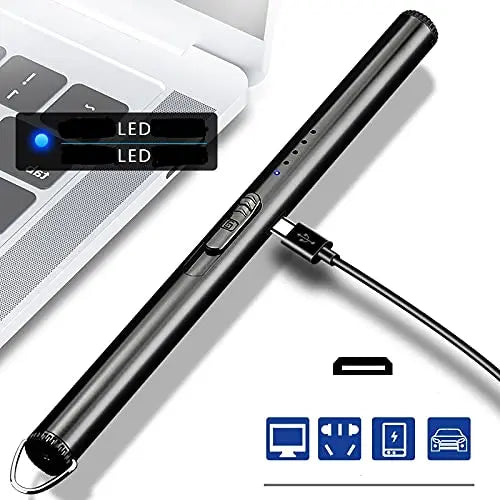 Push Up Arc Usb Rechargeable Lighter EasyShop Mini Mart