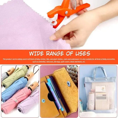 Plier Tool Plastic Snap Button Kit Clothing EasyShop Mini Mart