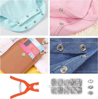 Plier Tool Plastic Snap Button Kit Clothing EasyShop Mini Mart