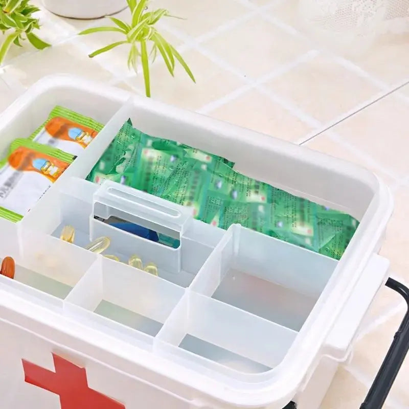 Transparent Plastic Medicine Box EasyShop Mini Mart