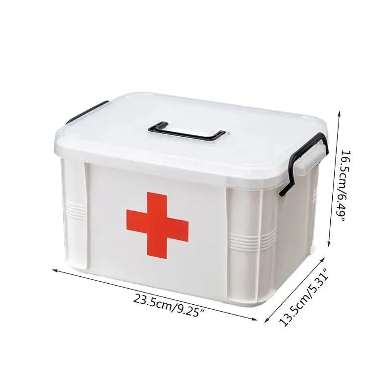 Transparent Plastic Medicine Box EasyShop Mini Mart